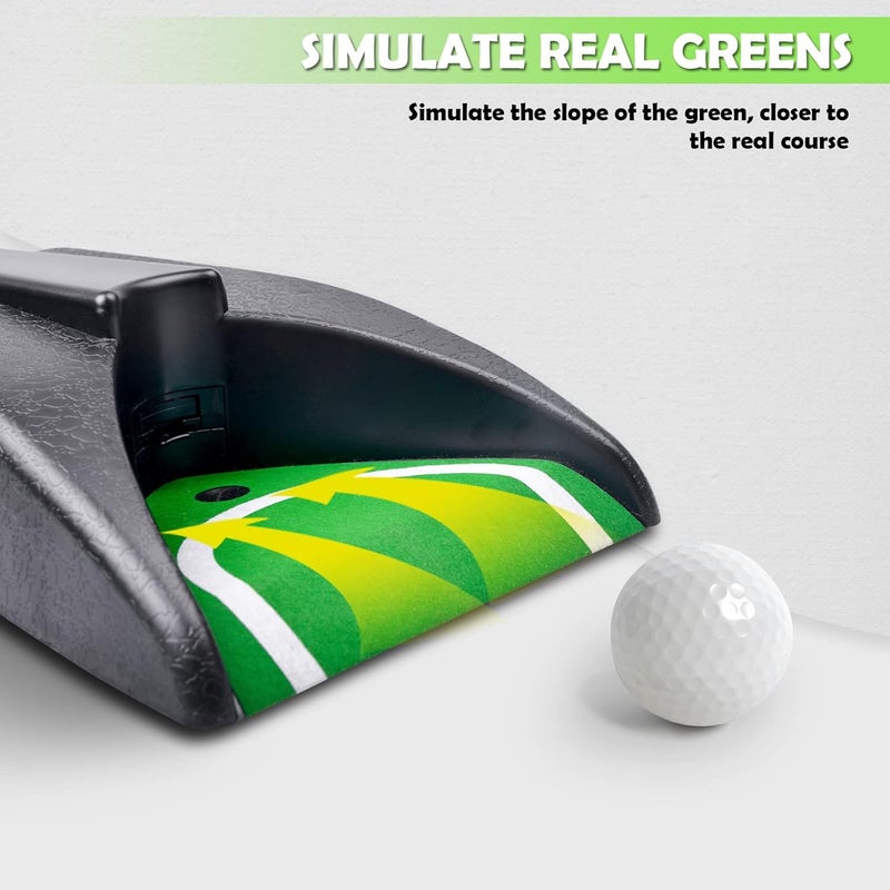 Dorytin Golf Automatic Putting Cup, Practice Return Machine, Auto Putting Returner, Indoor/Outdoor Yard Office - Image 4